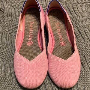 Rothy's Vibrant Pink Flats